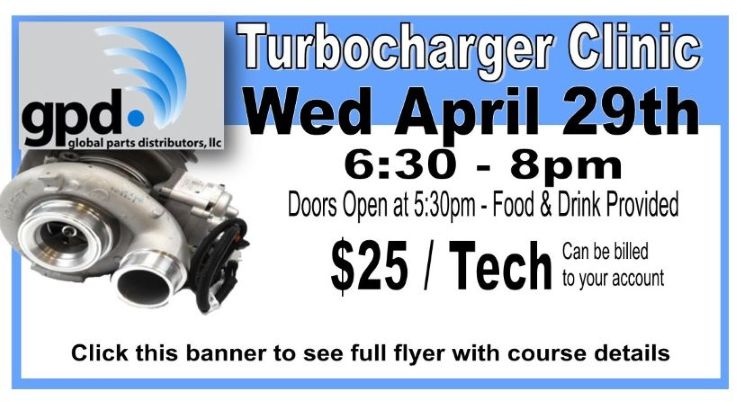 GPD Turbocharger Clinic Banner